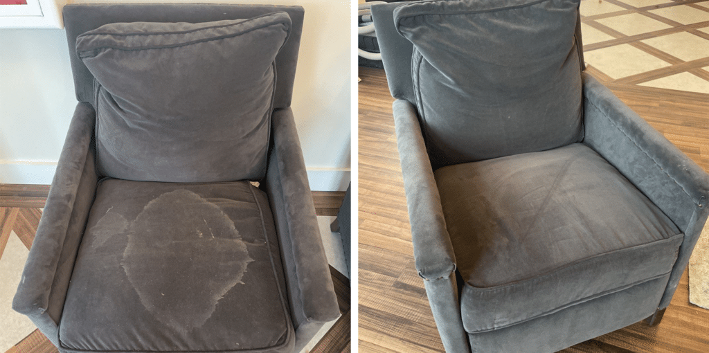 Chair Cushion Stain Removal in Knoxville TN